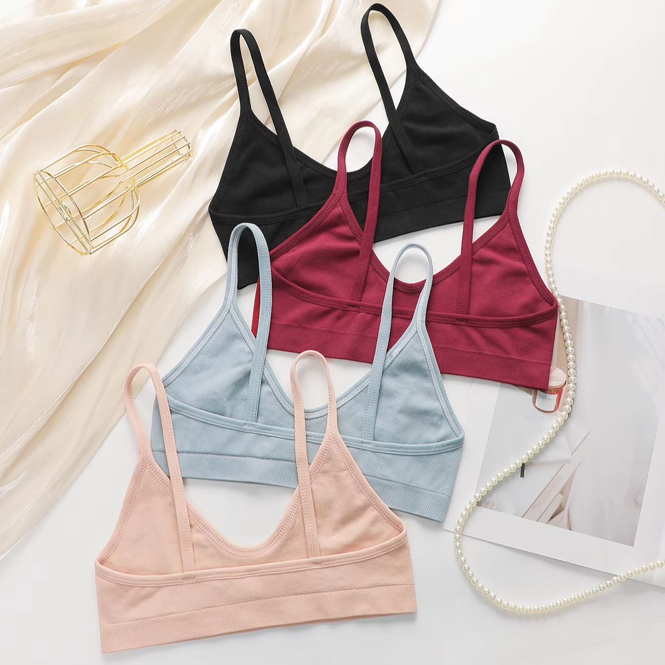 Women Seamless Wireless Bra So - Bralette Wireless Soft reseña y precio