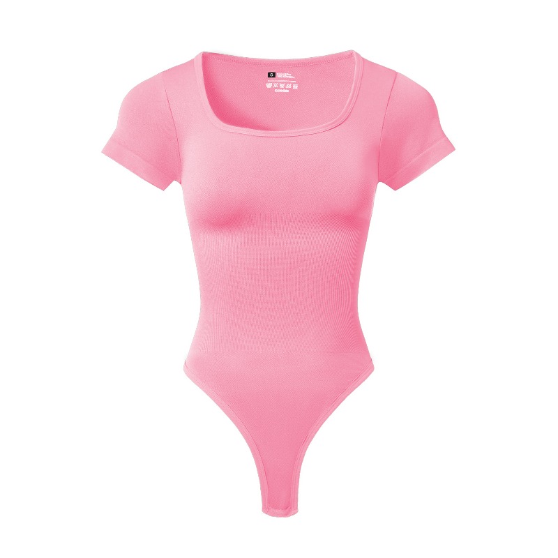 Women Plus Size Square Neck Sh - Shapewear Bodysuit Firm reseña y precio