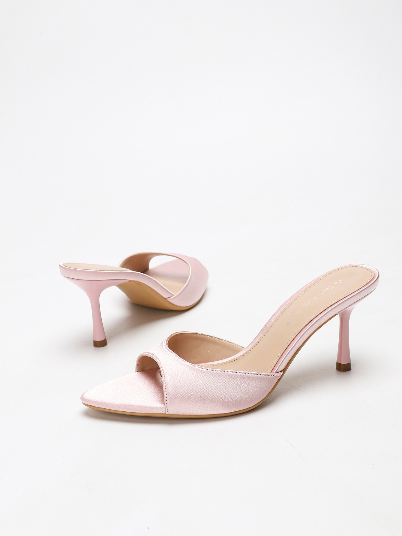 Women's Satin Pointed Toe Stil - Slip Dress Satin reseña y precio