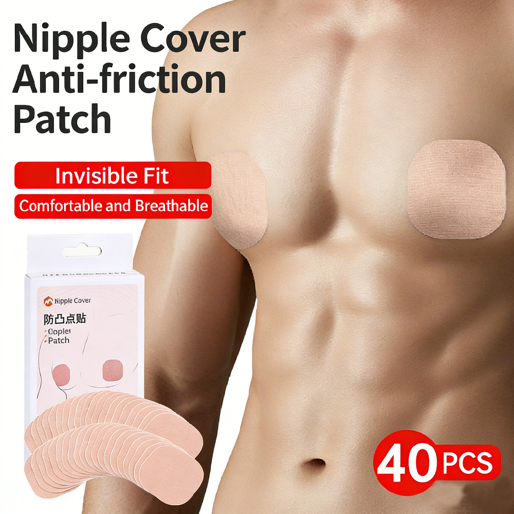 40PCS  Men's Nipple Covers, An - Nipple Cover Pasties reseña y precio