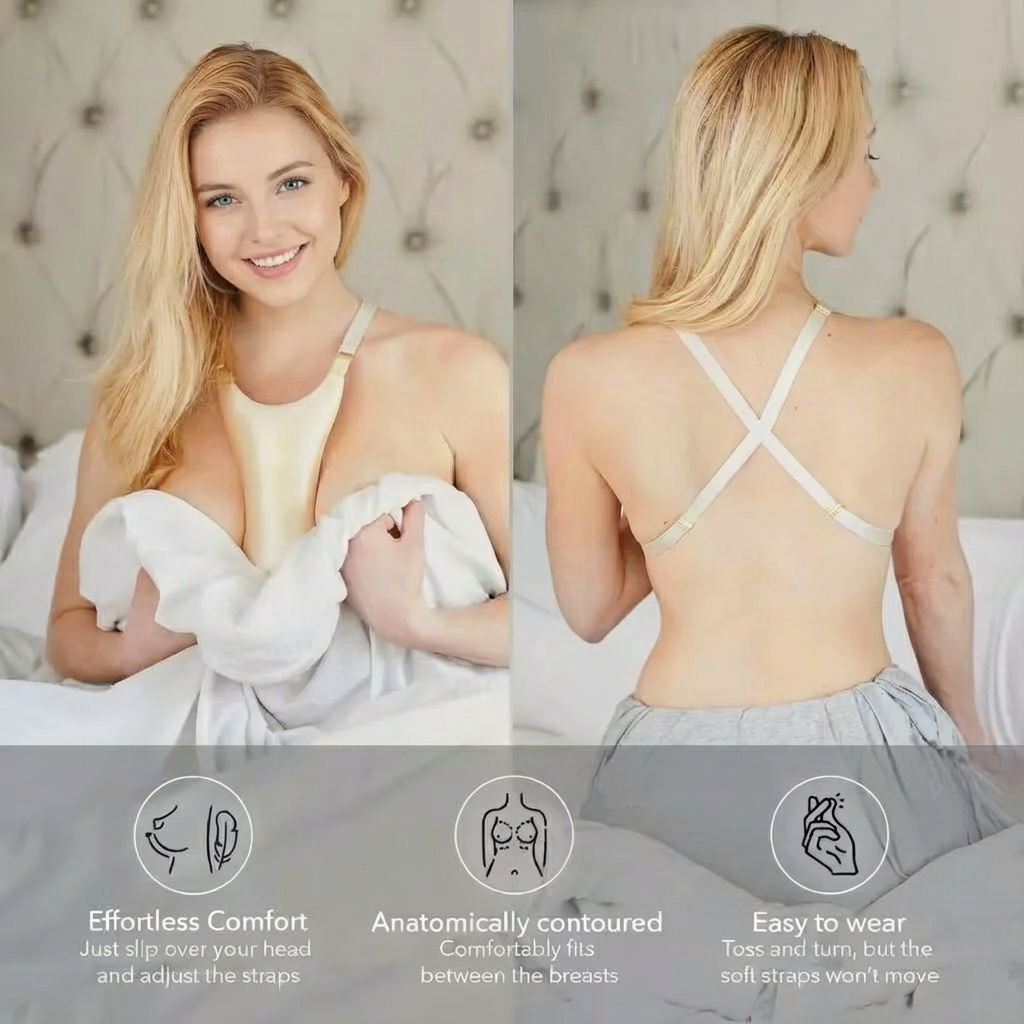 Side Sleeper Pillow for Breast - Nursing Bra Sleep reseña y precio