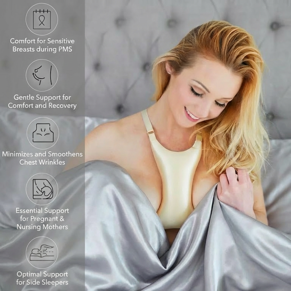 Side Sleeper Pillow for Breast - Nursing Bra Sleep reseña y precio
