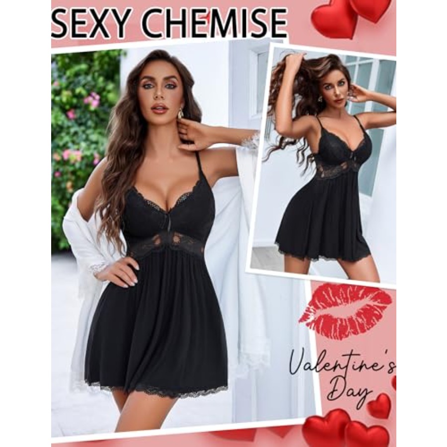 Avidlove Women Chemise Night G - Babydoll Chemise Night reseña y precio