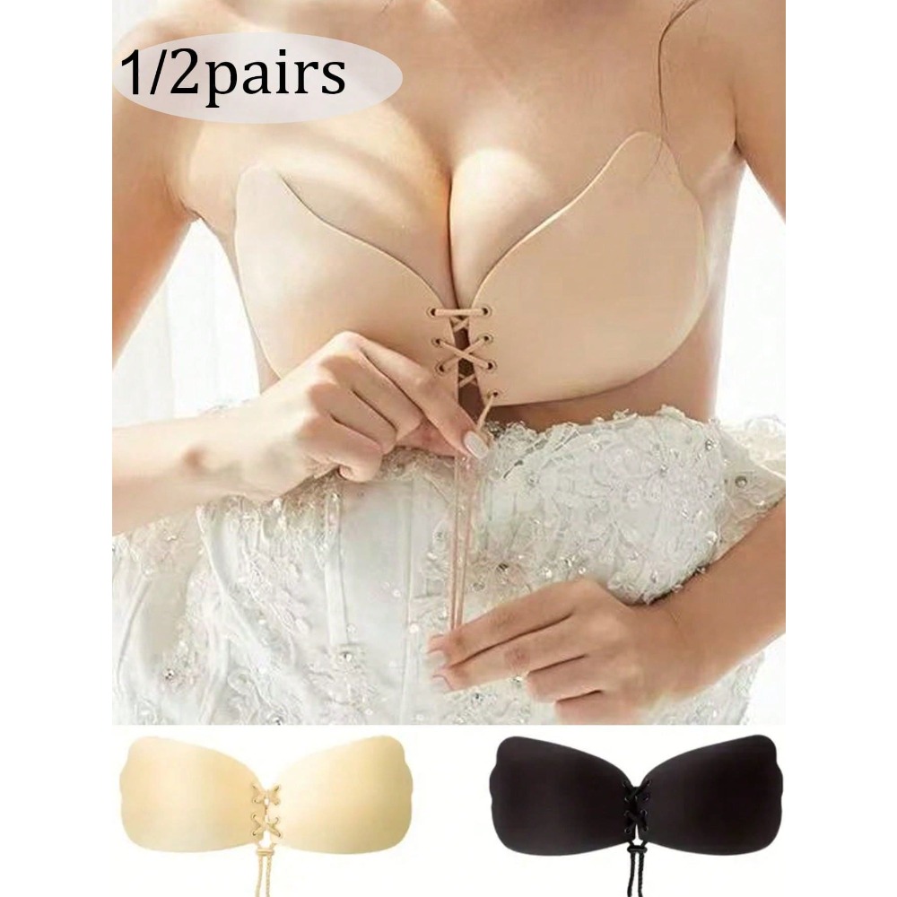 1/2pcs Wing-Shaped Adhesive Br - Strapless Bra Backless reseña y precio