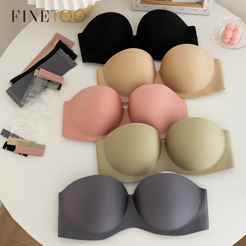 FINETOO Sexy Strapless Bras Wo - Bralette Wireless Soft reseña y precio