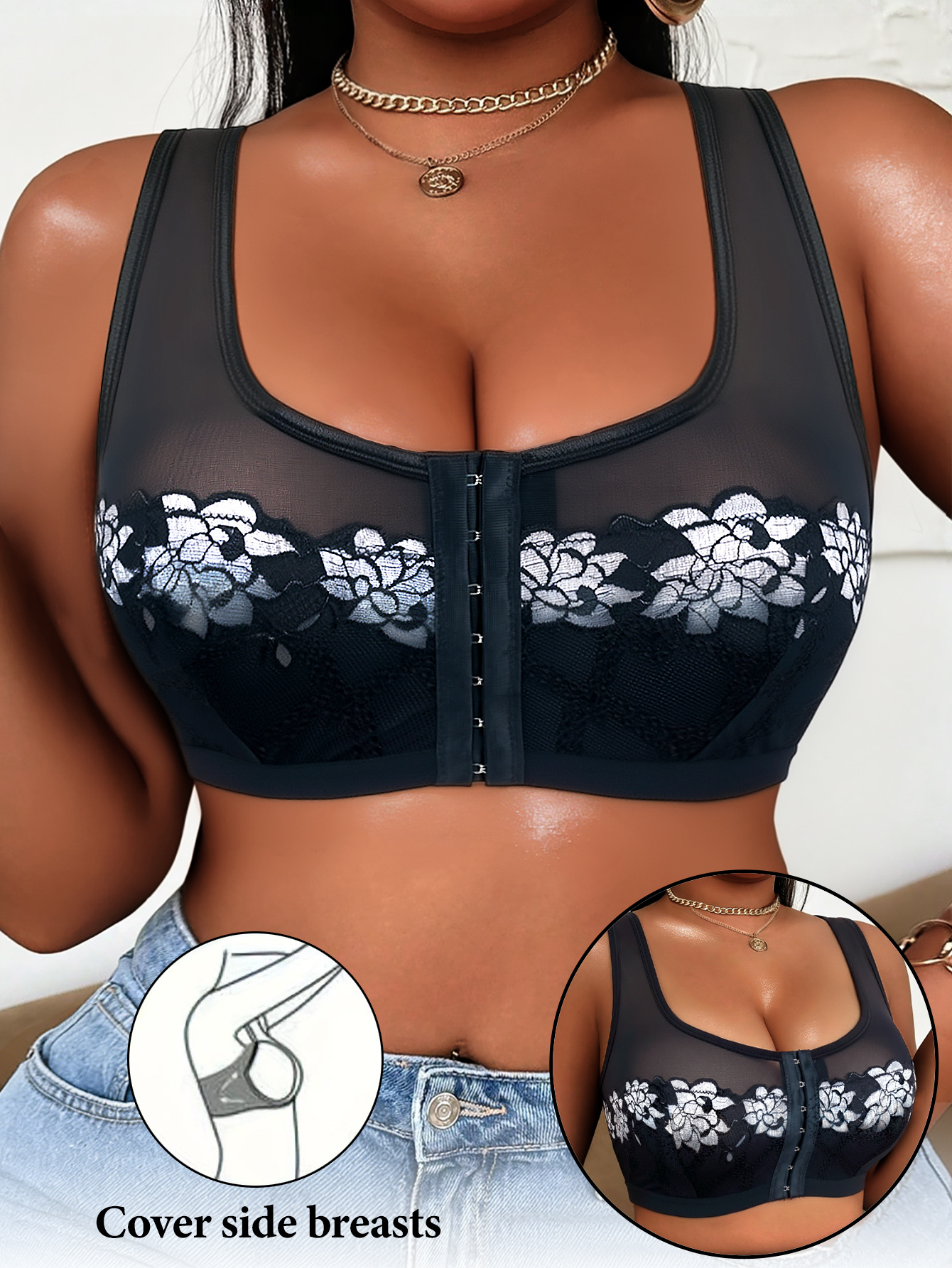 1PC Women's Push-up Bra, Wide  - Push Up Bra Padded reseña y precio