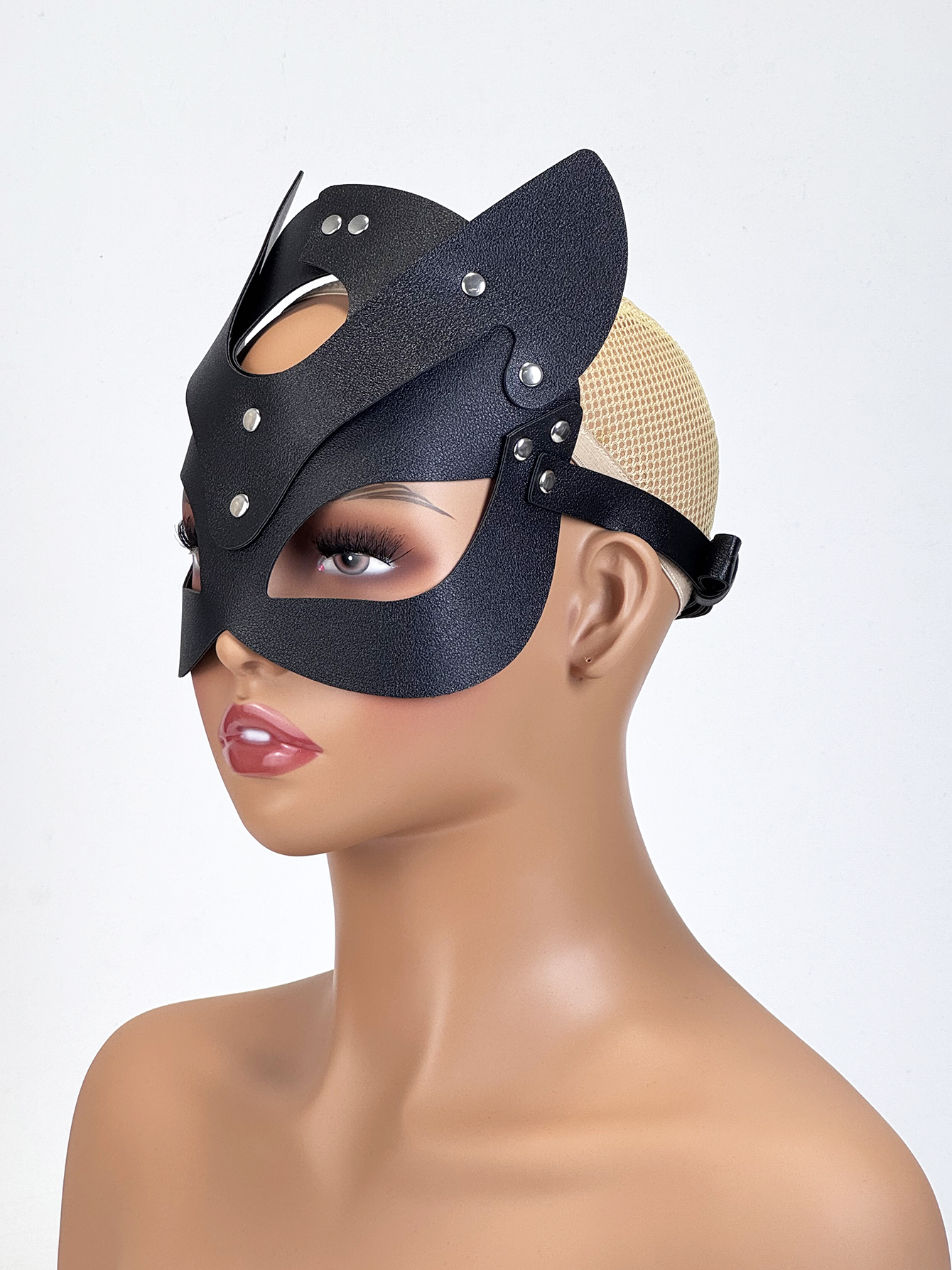 Women Sexy Mask Blindfold Cosp - Garter Belt Set reseña y precio