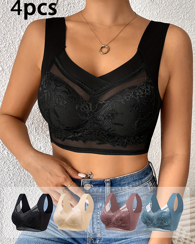 4Pcs Plus Size Women Seamless  - Seamless Underwear Women reseña y precio
