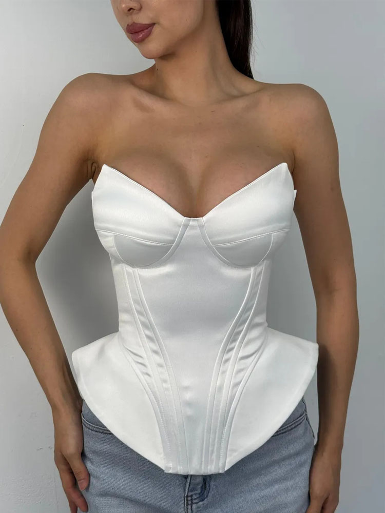 BKQU Sexy Fishbone Strapless C - Corset Waist Cinch reseña y precio