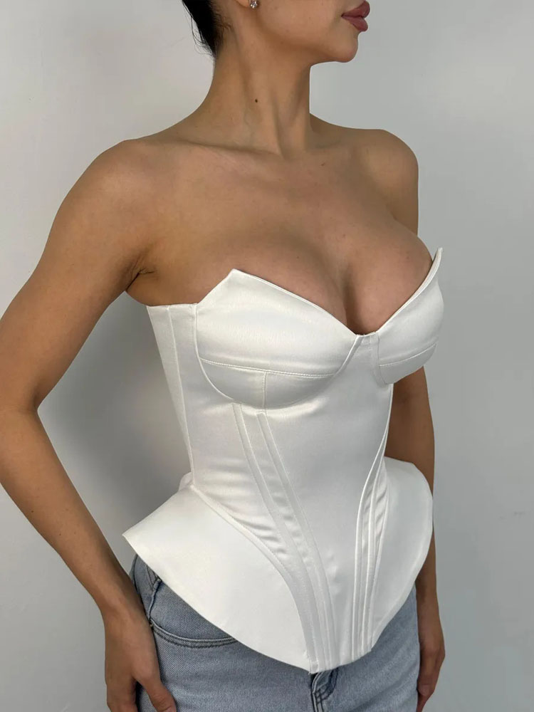 BKQU Sexy Fishbone Strapless C - Corset Waist Cinch reseña y precio