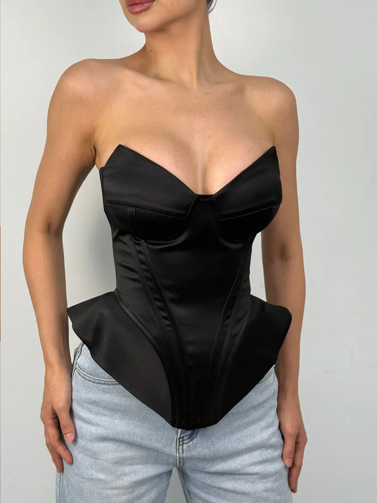 BKQU Sexy Fishbone Strapless C - Corset Waist Cinch reseña y precio