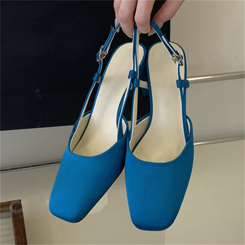 Women's Pointed Toe Faux Leath - Slip Dress Satin reseña y precio