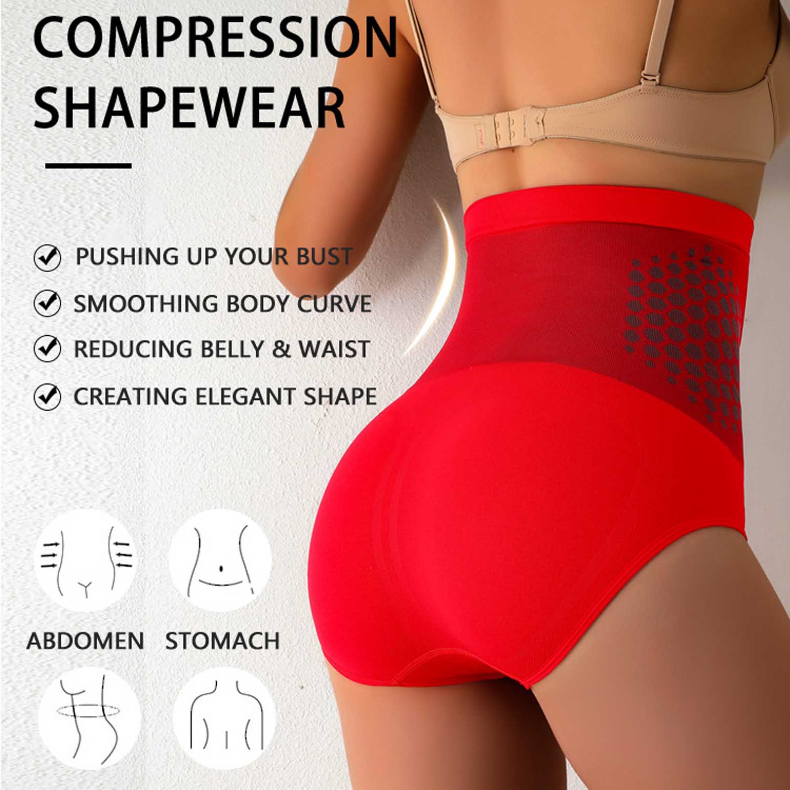 High Waist Tummy Control Shape - Seamless Underwear Women reseña y precio